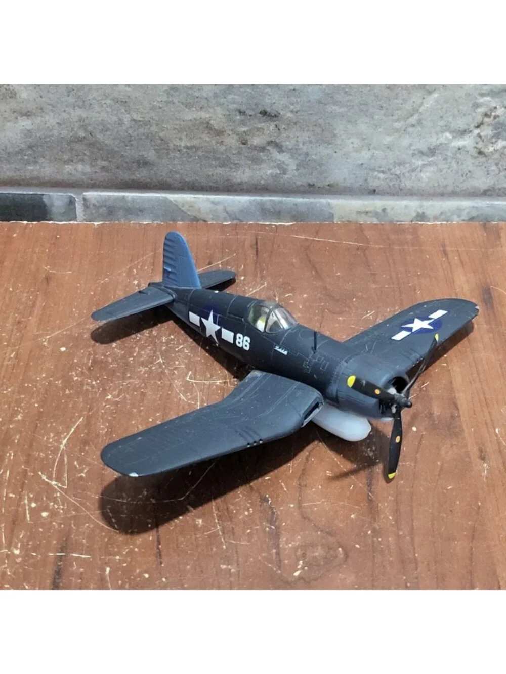 Assembled Airplane Model Kit Vought F4U Corsair Fighter Plane